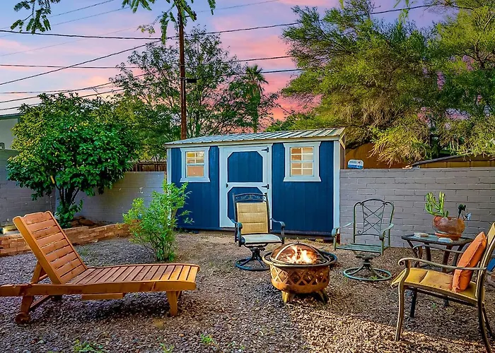Ferienhaus Cute Peaceful Tiny House Getaway W Backyard